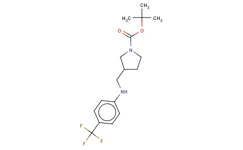 1-BOC-3-[[(4-TRIFLUOROMETHYL-PHENYL)-AMINO]-METHYL]-PYRROLIDINE